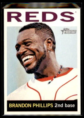 2013 Topps Heritage Brandon Phillips #45 Cincinnati Reds Foto 1 de 2
