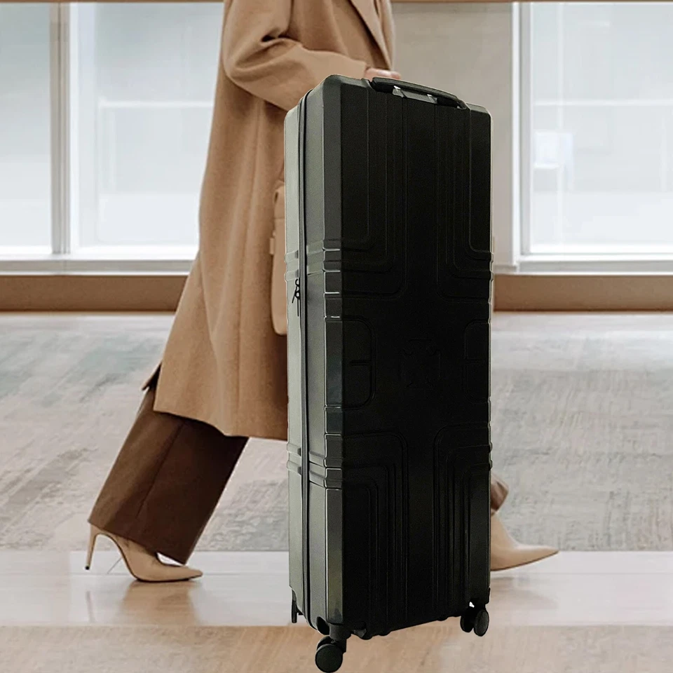 Estuche rígido (43"x15,5"x11") con ruedas y asa para soporte de exhibición emergente Foto 1 de 4