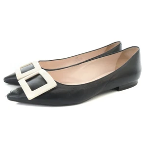 ROGER VIVIER decolte da donna in pelle colore nero taglia 36 - Foto 1 di 9