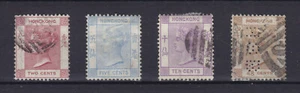 HONG KONG 1880, SG 28-31, JUEGO COMPLETO, SG 970,- LIBRAS - Imagen 1 de 3