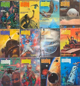 ANALOG SCIENCE FICTION 1973 Jahrsatz aller 12 Ausgaben George RR Martin Geschichte - Bild 1 von 2