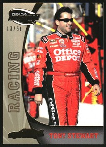 2009 Press Pass Fusion Gold #75 Tony Stewart /50
