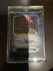 Star Wars Masterwork Signed Autographed Admiral Ackbar Tim Rose Mint Condition - Picture 1 of 2