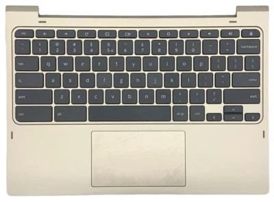 Teclado Original Lenovo Chromebook C330-11 Apoio para as Palmas Estojo OURO EUA QWERTY - Imagem 1 de 3