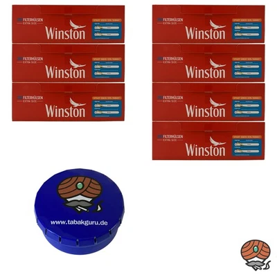 7 Pack Winston Red/Rot Extra Hülsen + Zubehör - Bild 1 von 3