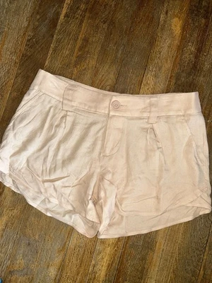 Pantalones Cortos Alice + Olivia Plisados Seda Mariposa Bolsillos Rosa Talla 2 Foto 1 de 4