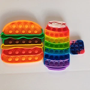 Pop it 3x bundle burger soda square - Picture 1 of 1