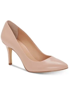 INC Womens Pink Zitah Pointed Toe Stiletto Slip On Leather Pumps 5.5 M - Picture 1 of 8