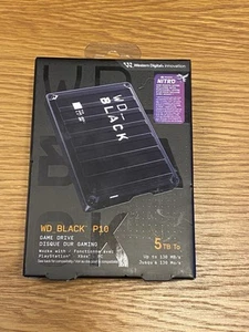Brand New Sealed WD Black P10 5TB External Game Hard Drive for ps5 , ps4 , Xbox - Photo 1/7