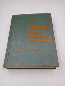43RD EDITION 1972 CHILTON'S MOTOR AGE LABOR GUIDE AND PARTS MANUAL 5650 USA - Picture 1 of 6