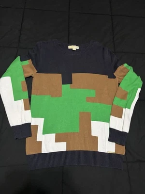 Suéter Jersey MICHAEL KORS Unisex Cuello Redondo Pequeño Multicolor Geométrico BB15 Foto 1 de 4