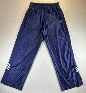 Pantalones deportivos Adidas Tear Away para hombre L vintage azul a rayas brillantes 2001 Y2K - Imagen 1 de 12