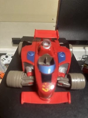 Playskool Transformers 2003 Go-Bots - Speed Bot II - F1 Red Race Car Hasbro - Image 1 of 3