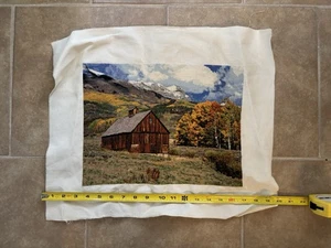 Fertig Kreuzstich Bauernhof Land Berg Scheune Landhaus Kern Oma Kern - Bild 1 von 2