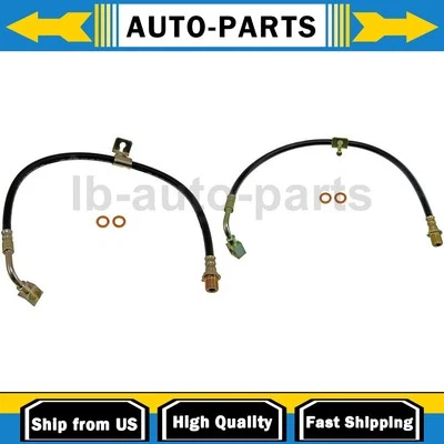 2X Manguera de línea de freno delantero primera parada para camioneta Chevrolet C10 1973-1973 Foto 1 de 4