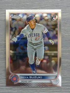 SEIYA SUZUKI RC 2022 TOPPS CHROME UPDATE CUBS - Picture 1 of 2