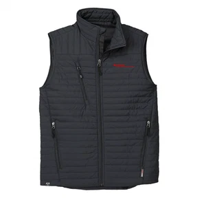 NWT 100% Authentic Santander Investment Banking Quilted Down Banker Vest Gilet L - Picture 1 of 3
