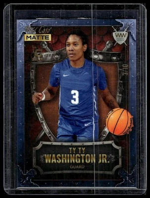2022 Wild Card Matte/10 / TyTy Washington Jr. ROOKIE / 3/10 - Image 1 of 2