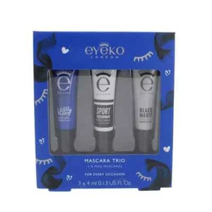 Eyeko Mini Mascara Trio Gift Set 3 x 4ml Lash Enhancing Kit Waterproof Mascara - Picture 1 of 1