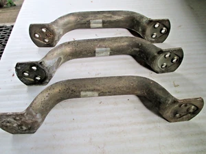 3-Vintage Heavy Duty 10" Door Handles Cast Metal DIY Project Hardware - Picture 1 of 3