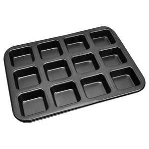 Cupcake Pan 12 Cavity Mini Muffin Pan Non Stick Coating Muffin Tin Carbon Ste... - Picture 1 of 9