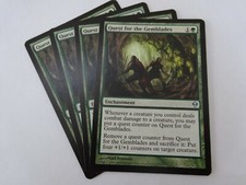 MTG 4x Quest for the Gemblades Zendikar NM