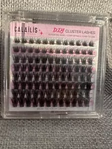 CALAILIS Lash Clusters DIY Lash Extensions 96 Pcs Lashes HD01 10 12 14 16 Mix - Picture 1 of 6