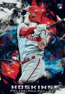 2018 Topps Fire Rhys Hoskins Rookie Card - Picture 1 of 2
