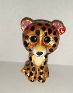 💎 Ty Beanie Boos - Mini Boo Figures Series Golden Speckles Cheetah 2” *Chase?*