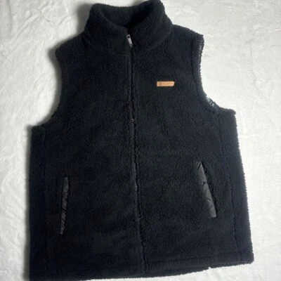 Sage Collective Sherpa Vest, Plaid Fleece Lining Inside, Black, Size XL - Image 1 of 4