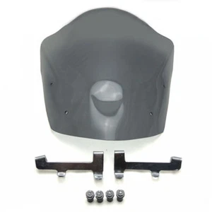 Light Smoke Windshield + Bolts Screws Bracket For Yamaha MT-09 FZ-09 2013-2016 - Imagen 1 de 2