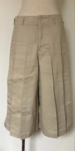 COMME des GARCONS Pleated Gaucho Pants 100% Cotton - Picture 1 of 6