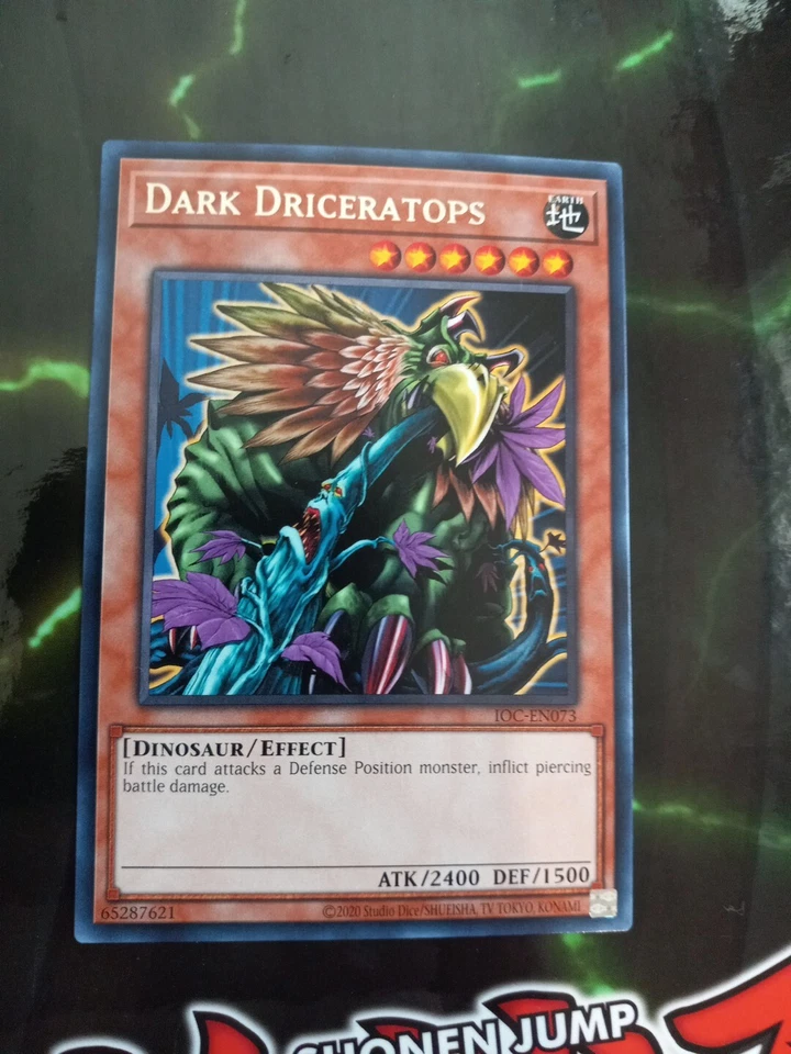 Yugioh! Dark Driceratops - IOC-EN073 - Rare - Unlimited 25th Anniversary Edition - Image 1 of 1