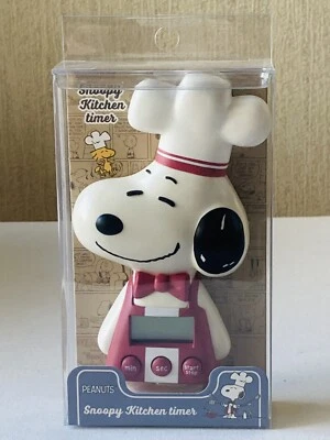 Snoopy Kitchen Timer Chef Peanuts Red - Image 1 of 4