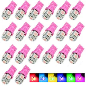 20 x Bombillas LED Rosa 5SMD Domo Mapa Cuña RV 168 194 T10 W5W 2821 921 + HERRAMIENTA - Imagen 1 de 6