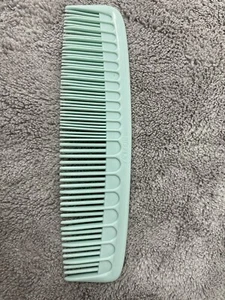 Vintage Tupperware Pocket Hair Comb ~Styling #63 Made USA Aqua 4.75" New Tupper! - Picture 1 of 2