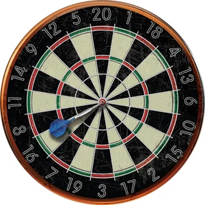 Dartscheibe Bild Blechschild, nur Deko, Spielzimmer, Kneipendeko, Höhle, Bar - Bild 1 von 1