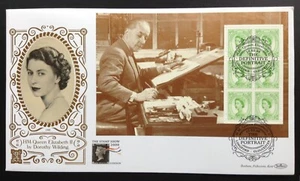 Benham Gold 1998 Definitive Portrait Booklet Panel on First Day Cover, Longford - Bild 1 von 2