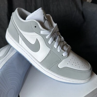Jordan 1 Low Blanco Gris Lobo US8.5W ✅Envío Express Gratis Foto 1 de 4