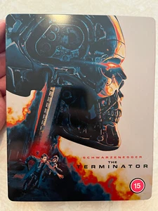 The Terminator Steelbook 4K UHD + Blu-ray EU Import Region Free/B LIKE NEW - Picture 1 of 6
