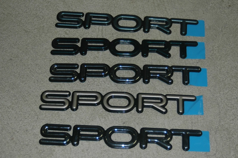 Placa de identificación SPORT nueva placa trasera emblema calcomanía pegatina Land Range Rover Foto 1 de 1