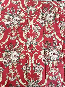 RALPH LAUREN Danielle Marseille ROT rosa Blumenmuster KÖNIG gesteppte TRANKDECKE - Bild 1 von 4