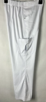 Pantalón Médico Urbane Ultimate Bailey Cargo para Mujer Talla Pequeña Mediana PM Blanco F30 Foto 1 de 4