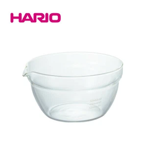 Hario Heat-resistant Glass Lipped Bowl 400 ml KB-40-BK MADE IN JAPAN - Picture 1 of 3
