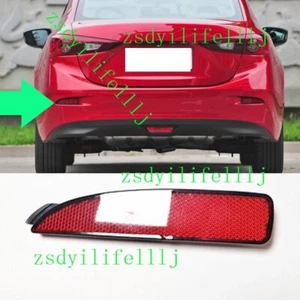 1x For Mazda 3 2017 2018 Car Rear Bumper Left LH Tail Fog Light Reflector Cover - Picture 1 of 1