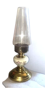 Candleholder Fine China Gold trim Vtg 15x6” - Picture 1 of 5