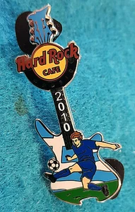 MADRID 2010 WORLD CUP SOCCER FOOTBALL GUITAR SERIES GREECE Hard Rock Cafe PIN - Picture 1 of 1