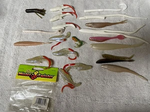 Soft Bait Swim Shad Lures 6" worms Misc 20 pcs - Picture 1 of 1