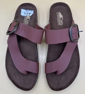 Cliffs by White Mountain Damengröße 9,5 M Slipper Sandalen braun Flip-Flop Schuh - Bild 1 von 8