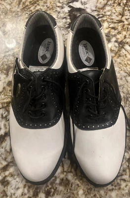 Etonic Dri-Lite Gore-tex Oxford Golf Shoes Black & White Men's Size 8.5 Mens - Image 1 of 4